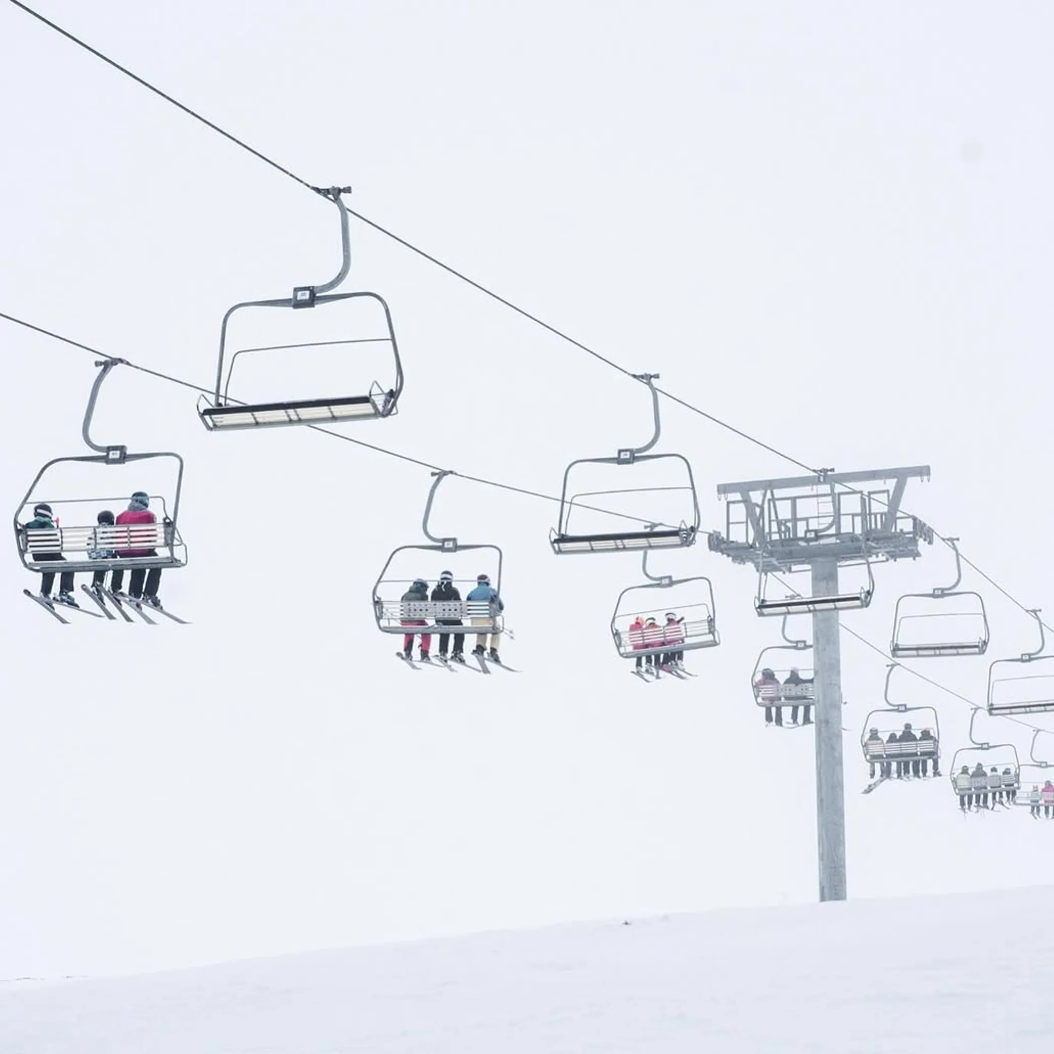 ski resort snow day
